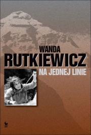 Na jednej linie wyd. 2023. Autor: Wanda Rutkiewicz. Dadada.pl Okładka książki Na jednej linie wyd. 2023
