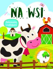 Okładka książki Na wsi. Kolorowanka z naklejkami