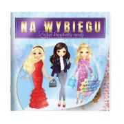 Na wybiegu Modelki z naklejkami. Autor:   Praca zbiorowa. Dadada.pl Okładka książki Na wybiegu Modelki z naklejkami
