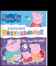 Na wycieczkę. Zadanie Przyklejanie. Świnka Peppa. Autor: Opracowanie zbiorowe. Dadada.pl Okładka książki Na wycieczkę. Zadanie Przyklejanie. Świnka Peppa