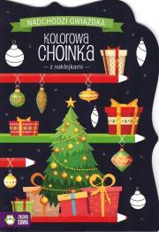 Okładka książki Nadchodzi gwiazdka. Kolorowa choinka
