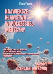 Największe kłamstwa współczesnej medycyny T.2. Autor: Beata Peszko. Dadada.pl Okładka książki Największe kłamstwa współczesnej medycyny T.2