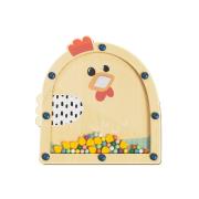 Opakowanie Nakarm kurę - drewniana gra zręcznościowa 36 mies.+ TOPBRIGHT