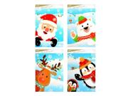 Opakowanie Naklejka BN brokat 20x30cm MIX