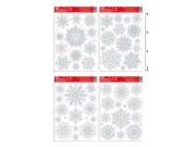 Opakowanie Naklejka BN brokat 20x30cm MIX