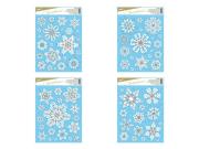 Opakowanie Naklejka BN brokat 30x42cm MIX