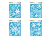 Opakowanie Naklejka bożonarodzeniowa brokat 30x42cm