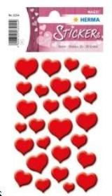 Opakowanie Naklejka Magic czerwone serca