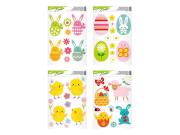 Opakowanie Naklejka na okno Wielkanoc MIX