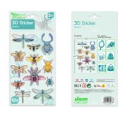 Naklejki 3D - Insekty. Wydawca: AVENIR. Dadada.pl Opakowanie Naklejki 3D - Insekty