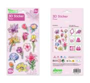 Naklejki 3D - Kwiaty. Wydawca: AVENIR. Dadada.pl Opakowanie Naklejki 3D - Kwiaty