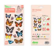Naklejki 3D - Motyl. Wydawca: AVENIR. Dadada.pl Opakowanie Naklejki 3D - Motyl