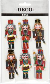 Opakowanie Naklejki 3D Nutracker 6szt. 1 arkusz edycja limitowana