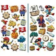 Opakowanie Naklejki 3D piraci MIX