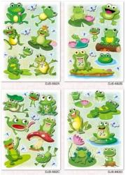 Opakowanie Naklejki 3D żabki MIX