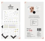 Opakowanie Naklejki Deco Litery i Gwiazdy