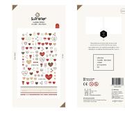 Opakowanie Naklejki Deco Serca