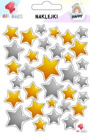 Opakowanie Naklejki dla dzieci Gwiazdki