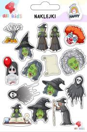 Naklejki dla dzieci Halloween 2. Wydawca: All4Kids. Dadada.pl Opakowanie Naklejki dla dzieci Halloween 2