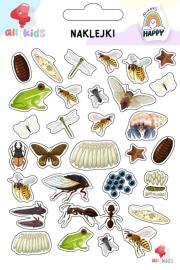 Opakowanie Naklejki dla dzieci Owady