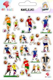 Naklejki dla dzieci Piłkarze. Wydawca: All4Kids. Dadada.pl Opakowanie Naklejki dla dzieci Piłkarze
