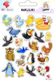 Naklejki dla dzieci Ptaki. Wydawca: All4Kids. Dadada.pl Opakowanie Naklejki dla dzieci Ptaki