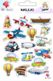 Naklejki dla dzieci Samoloty 1. Wydawca: All4Kids. Dadada.pl Opakowanie Naklejki dla dzieci Samoloty 1
