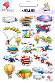 Naklejki dla dzieci Samoloty 2. Wydawca: All4Kids. Dadada.pl Opakowanie Naklejki dla dzieci Samoloty 2