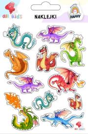 Opakowanie Naklejki dla dzieci Smoki