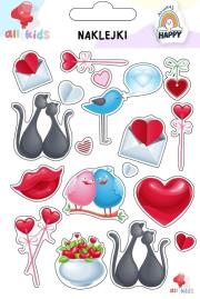 Naklejki dla dzieci Walentynki 2. Wydawca: All4Kids. Dadada.pl Opakowanie Naklejki dla dzieci Walentynki 2