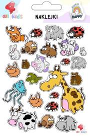 Naklejki dla dzieci Zwierzęta 1. Wydawca: All4Kids. Dadada.pl Opakowanie Naklejki dla dzieci Zwierzęta 1