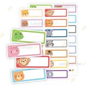 Opakowanie Naklejki do szatni na szafki zwierzaki 27szt