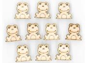 Opakowanie Naklejki drewniane LTC-004A1 2cm 10szt