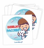 Naklejki Dzielny pacjent - Dentysta 60mm 60szt. Wydawca: LearnHow. Dadada.pl Opakowanie Naklejki Dzielny pacjent - Dentysta 60mm 60szt