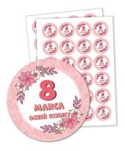 Naklejki Dzień Kobiet - 8 Marca 48 szt.. Wydawca: LearnHow. Dadada.pl Opakowanie Naklejki Dzień Kobiet - 8 Marca 48 szt.
