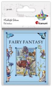 Opakowanie Naklejki foliowe Fairy Fantasy wróżki 30szt
