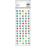 Opakowanie Naklejki foliowe gwiazdki 10x10 70szt.