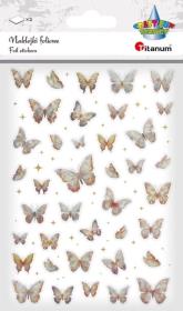 Opakowanie Naklejki foliowe Motyle złote i holograficzne