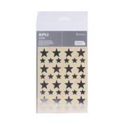 Opakowanie Naklejki gwiazdki srebrne 120szt