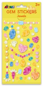 Naklejki klejnoty - Biżuteria. Wydawca: AVENIR. Dadada.pl Opakowanie Naklejki klejnoty - Biżuteria