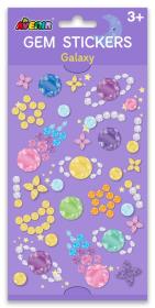 Naklejki klejnoty - Galaktyka. Wydawca: AVENIR. Dadada.pl Opakowanie Naklejki klejnoty - Galaktyka