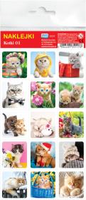 Naklejki. Kotki. Wydawca: Wydawnictwo Jako. Dadada.pl Opakowanie Naklejki. Kotki