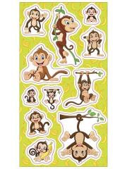 Naklejki Małpki. Wydawca: Ranok-Creative. Dadada.pl Opakowanie Naklejki Małpki