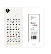 Opakowanie Naklejki Mini Dinozaury