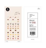 Opakowanie Naklejki Mini Jedzenie #1