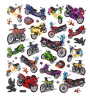 Opakowanie Naklejki motocykle 34szt