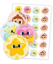 Opakowanie Naklejki motywacyjne - Język ang. Stopnie 48szt