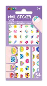 Naklejki na paznokcie - Kwiat brokat. Wydawca: AVENIR. Dadada.pl Opakowanie Naklejki na paznokcie - Kwiat brokat