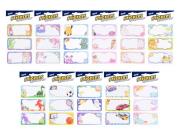 Opakowanie Naklejki na prezenty 12x8cm 6016 mix