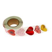 Opakowanie Naklejki na rolce 500szt